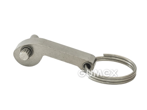 Ersatzhebel KAMLOK für Kupplung DN15-20, Edelstahl (Hebel, Sicherungsring, Spannstift), 
